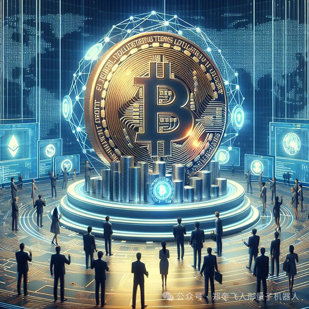 跟随郑奎飞量子机器人AI数字人剖析互联网主流数字货币及比特币发展态势