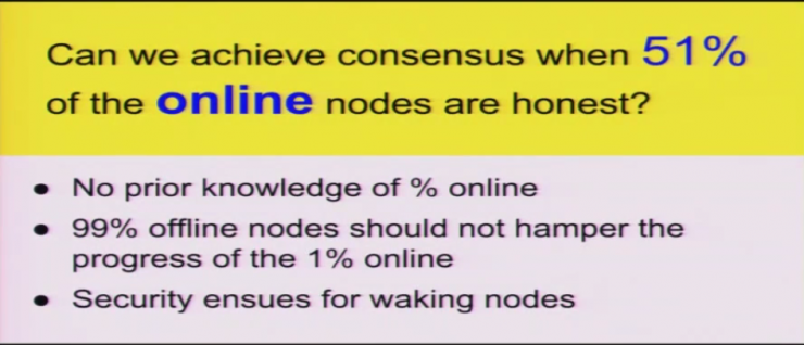 康奈尔大学Sleepy Model PoS共识机制详解：“互联网规模”共识如何实现？